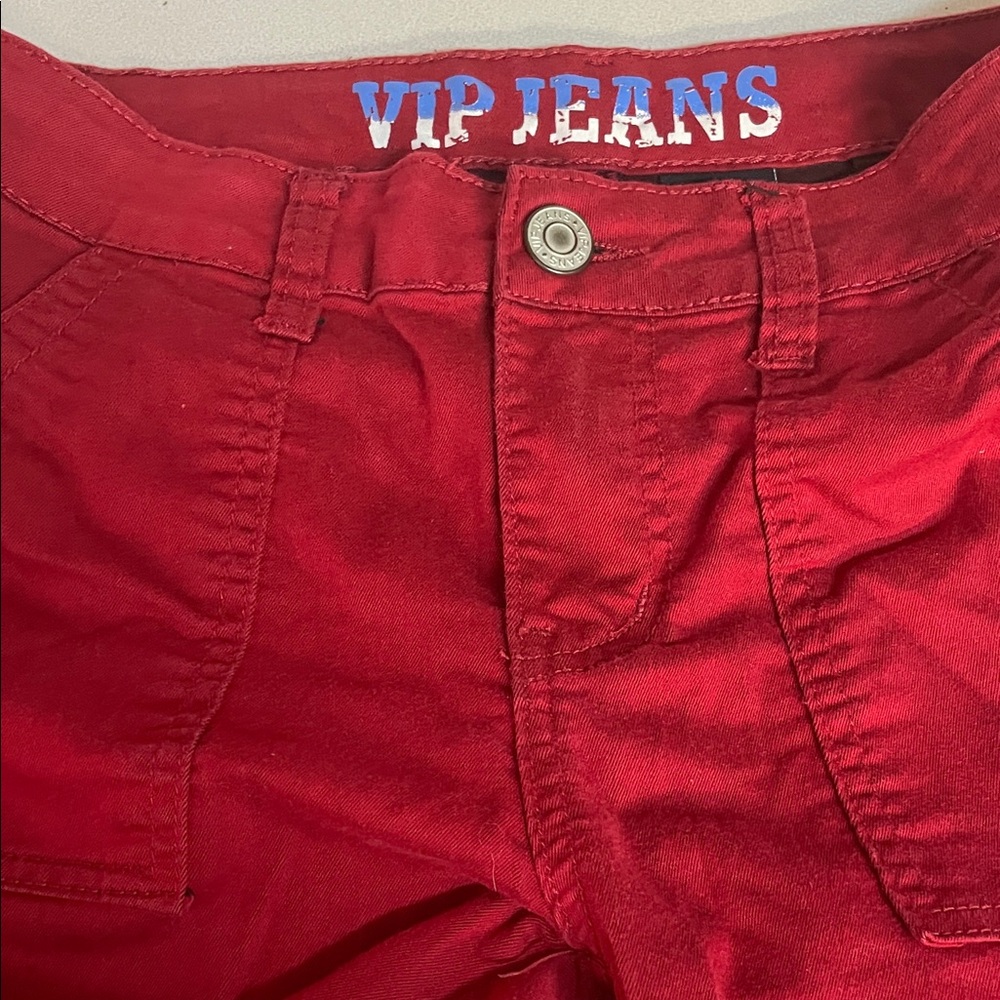 VIP Bold Red Jeans